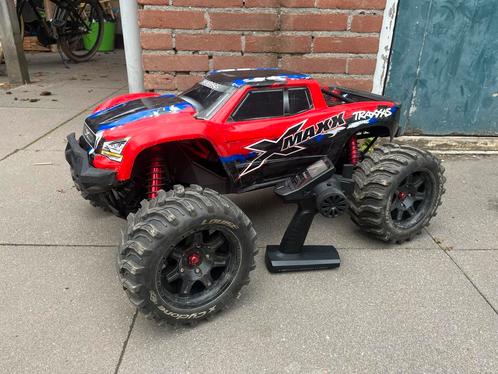 Traxxas Xmaxx 8s hobbywing max5 800kv PR racing Futaba, Hobby en Vrije tijd, Modelbouw | Radiografisch | Auto's, Zo goed als nieuw
