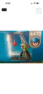 Playmobil Bouwkraan havenkraan met grijper nr 4470, Ophalen of Verzenden, Gebruikt, Los playmobil