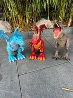 Dinosaurussen groot 3 stuks, Verzamelen, Speelgoed, Ophalen of Verzenden, Gebruikt
