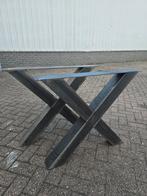 Stalen X Tafelpoten Frame - 2 Stuks, Ophalen of Verzenden, Rond, 50 tot 100 cm, Minder dan 50 cm