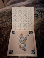 KLM Business Class Onderzetter Tegel Muzikant Jaren 80, Ophalen of Verzenden, Zo goed als nieuw, Overige typen, Overige merken