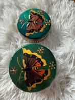 Houten Sieradendoosjes met Vlinders, Minder dan 50 cm, Minder dan 50 cm, Ophalen of Verzenden, Zo goed als nieuw