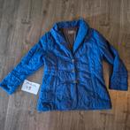 Jas dames blauw maat 48, Ophalen of Verzenden, Zo goed als nieuw, Maat 46/48 (XL) of groter, Blauw
