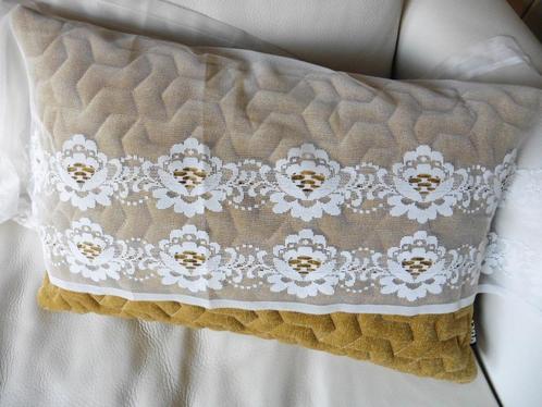 Vintage stof voor valletje vitrage retro camping caravan, Hobby en Vrije tijd, Stoffen en Lappen, Nieuw, Overige materialen, 120 cm of meer