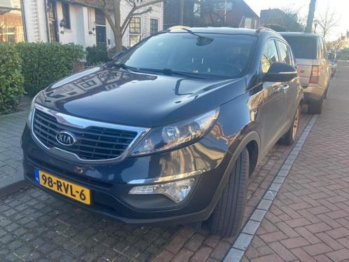 Kia Sportage 2.0 Cvvt 2WD AUT 2011 Zwart, Auto's, Kia, Particulier, Sportage, Dakrails, Elektrische ramen, Lederen bekleding, Navigatiesysteem