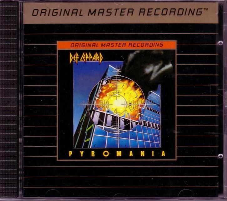 Def Leppard - Pyromania MFSL 24kt gold disc, Cd's en Dvd's, Cd's | Hardrock en Metal, Zo goed als nieuw, Ophalen of Verzenden