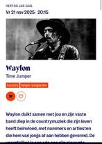 2 tickets inclusief 1 consumptie. Waylon time jumper., Tickets en Kaartjes, Twee personen, Oktober