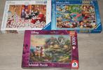 Diverse *** PUZZELS DISNEY *** 3 stuks, Ophalen of Verzenden, 500 t/m 1500 stukjes, Zo goed als nieuw, Legpuzzel