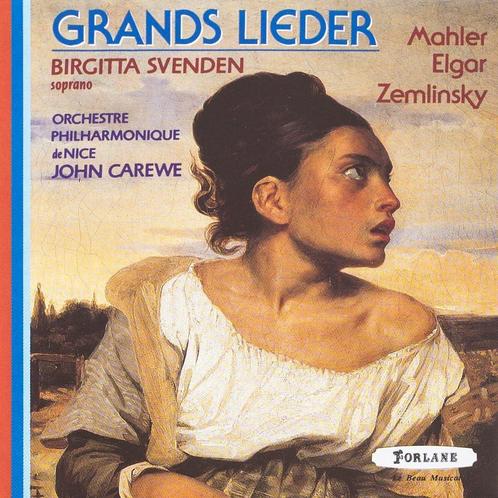 Birgitta Svenden-Mahler,Elgar,Zemlinsky-John Carewe-1991, Cd's en Dvd's, Cd's | Klassiek, Gebruikt, Orkest of Ballet, Romantiek