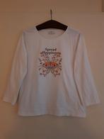 T-shirt voor dames -- maat M / 38 -- MLN, Kleding | Dames, T-shirts, Maat 38/40 (M), Wit, Ophalen of Verzenden, Zo goed als nieuw