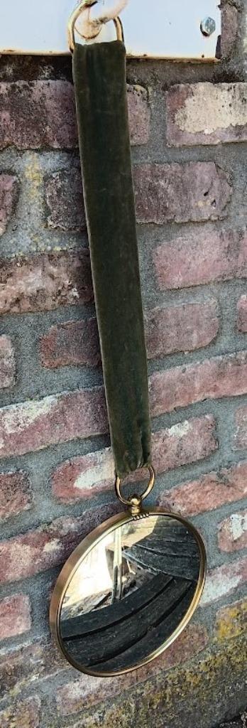 Vintage butler´s eye spiegel Hollywood Regency stijl, Huis en Inrichting, Woonaccessoires | Spiegels, Gebruikt, Minder dan 50 cm