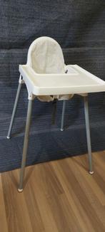 Ikea ANTILOP Hoge kinderstoel met blad en kussenhoes, Ophalen, Zo goed als nieuw, Overige typen, Gordel(s)