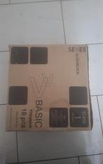 Doos ongebruikte glazen bouwstenen, Ophalen of Verzenden