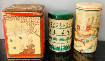 Vintage blikken,1950’s,Groot Chinees blik, Tomado,Spar beschikbaar voor biedingen