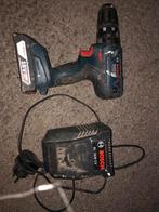 Bosch Professional 18V Accuboormachine, Gebruikt, Variabele snelheid, Ophalen of Verzenden, Boor- en Schroefmachine