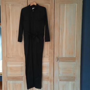 Costes | Zwarte suède-feel jumpsuit XL beschikbaar voor biedingen