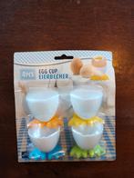 4 plastic eierdopjes, nieuw, Ophalen of Verzenden, Nieuw