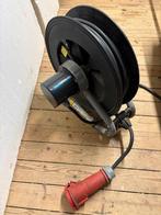 2X Kabelhaspel 380/400V industrieel,  Nederman 793 15 meter, Ophalen, Gebruikt, Kabel of Snoer