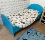 Trogen Ikea meegroeibed blauw, Ophalen, 70 tot 85 cm, Zo goed als nieuw, Lattenbodem