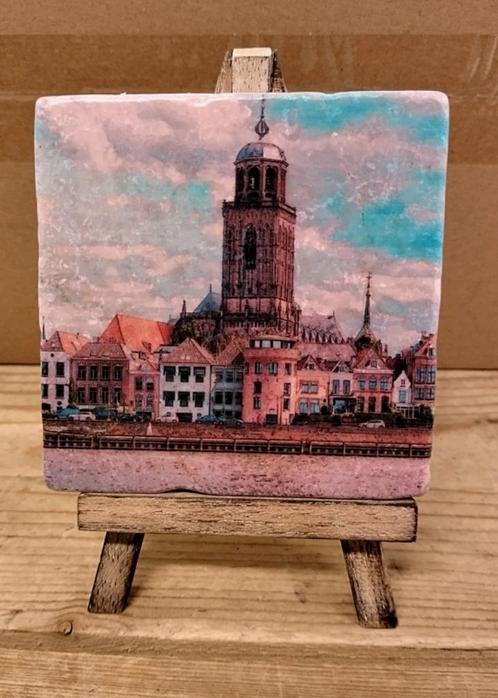 DEVENTER stad skyline op tegeltje en magneet, Verzamelen, Overige Verzamelen, Nieuw, Ophalen of Verzenden