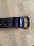 Mooie leren riem met studs, Kleding | Dames, Riemen en Ceinturen, Ophalen of Verzenden, Zo goed als nieuw, Bruin