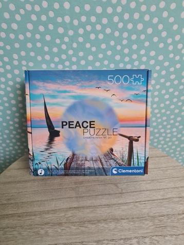 Clementoni Peaceful wind peace puzzel 500 stukjes beschikbaar voor biedingen