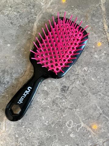 Unbrush haarborstel zwart roze  beschikbaar voor biedingen