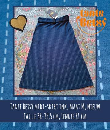 Tante Betsy midi-rok krijtstreep blue, M, nieuw beschikbaar voor biedingen