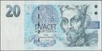 Tsjechië 20 korun 1994 VF+ p.10c (# 112), Verzenden, Overige landen, Los biljet
