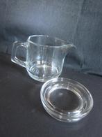 Theeglas met deksel schotel Pickwick Douwe Egberts, Glas of Glazen, Ophalen of Verzenden, Overige stijlen, Glas