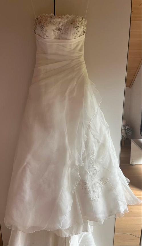 Trouwjurk maat s / 36, Kleding | Dames, Trouwkleding en Trouwaccessoires, Zo goed als nieuw, Trouwjurk, Wit, Ophalen