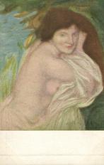 Naakte Vrouw Sehnsucht, Schilder Edmond François Aman-Jean, Verzamelen, Verzenden, Voor 1920, Ongelopen, Overige thema's