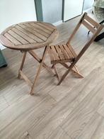 Bistro set te koop, Tuin en Terras, Tuinsets en Loungesets, Ophalen, Gebruikt, Overige materialen, 2 zitplaatsen