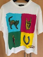 Boutique Moschino wit shirt met opdruk, Maat 38/40 (M), Verzenden, Wit, Moschino