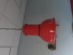 Industriële hanglamp rood, Huis en Inrichting, Lampen | Hanglampen, Ophalen, Zo goed als nieuw, Minder dan 50 cm