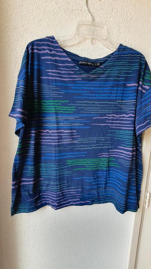 Gudrun Sjoden shirt, Kleding | Dames, T-shirts, Zo goed als nieuw, Blauw, Korte mouw, Ophalen of Verzenden