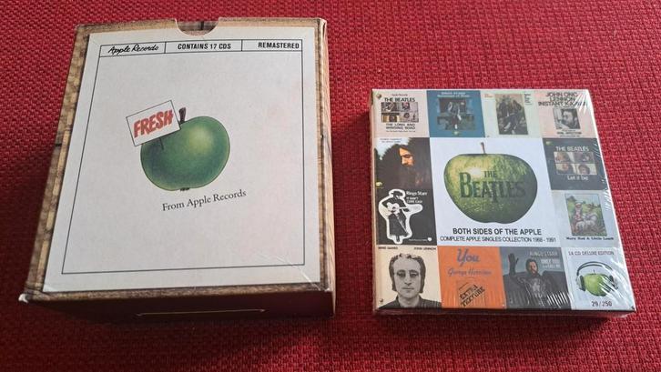 17cd Apple albums en 14 cd met alle Apple 7" singles Beatles, Cd's en Dvd's, Cd's | Pop, Gebruikt, 1960 tot 1980, Ophalen of Verzenden