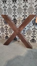Prachtige X tafelpoot met brons/koper look., Huis en Inrichting, Tafelonderdelen, Tafelpoot, Industrieel/ Modern, 50 tot 100 cm