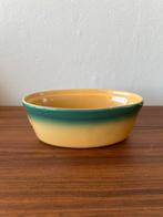 Vintage ovenschaal Emile Henry Frans groen/geel, Ophalen of Verzenden