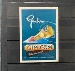 Sluitzegel Zevenaar Gimborn Gim-Gom plakt zonder penceel, Verzenden, Na 1940, Gestempeld