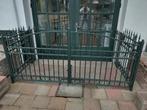 Sierhekwerk gietijzer met poort 4,34 meter breed, Ophalen, Met poort, Gebruikt, Sierhekwerk