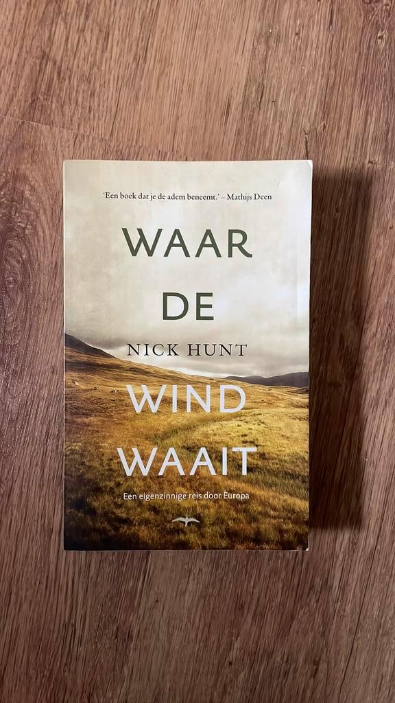 Nick Hunt - Waar de wind waait, Boeken, Biografieën, Zo goed als nieuw, Sport, Ophalen of Verzenden