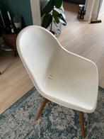 Vijf IKEA Eettafel Stoelen - Wit met Houten Poten, Huis en Inrichting, Stoelen, Gebruikt, Wit, Vijf, Zes of meer stoelen, Ophalen