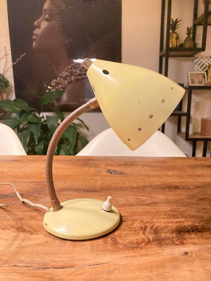 Vintage bureaulamp Ukkie  Hala Zeist, Huis en Inrichting, Lampen | Tafellampen, Gebruikt, Metaal, Ophalen of Verzenden