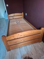 GRENEN HOUTEN 1 PERSOONSBED, Ophalen of Verzenden, Gebruikt, Eenpersoons