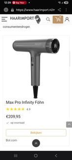 Max Pro Infinity Föhn - Nieuwstaat, Ophalen of Verzenden, Zo goed als nieuw, Haarverzorging