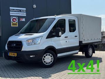 Ford Transit 350 2.0 TDCI L2H1 DC 4WD | Huif | CarPlay | Nav beschikbaar voor biedingen
