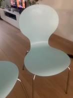Lichtblauwe eetkamerstoel, Huis en Inrichting, Stoelen, Ophalen, Zo goed als nieuw, Blauw, Eén