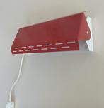 retro bedlampje / wandlampje, rood, Ophalen of Verzenden, Gebruikt