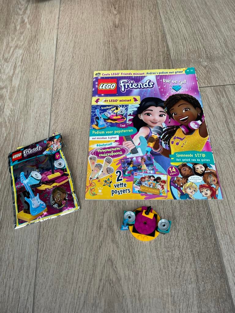 Lego Friends Pop Podium met Tijdschrift, Ophalen of Verzenden, Zo goed als nieuw
